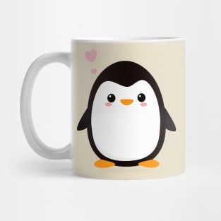 Kawaii Penguin T-Shirt Mug